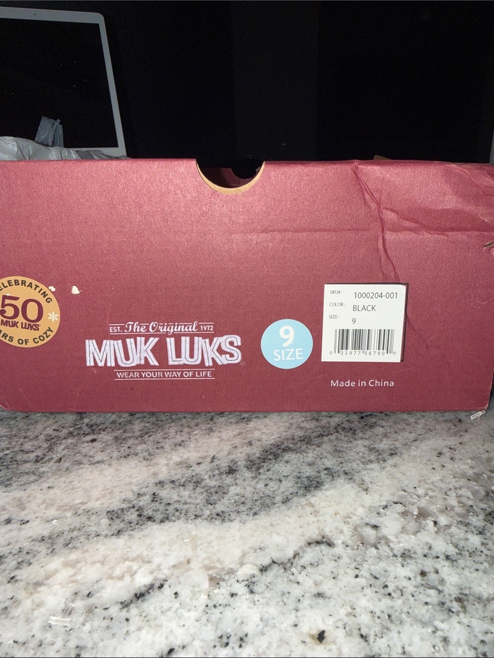 Muk Luks Black Slip-On Chelsea Boots - Picture 2 of 7